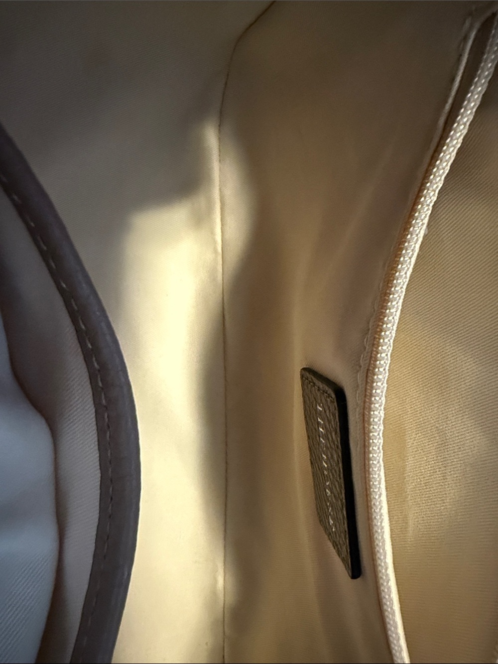 The Horse Taupe (brown) Pebbled Leather Crossbody Bag - Picture 4 of 4